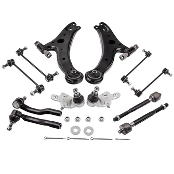 

07-11 For Toyota Camry Steering & Suspension Kit Control Arms Tie Rods Sway Bar