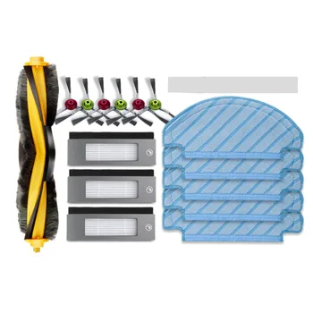 

Side Brush and Roller Brush to Clean the Mopping Cloth Filter, Used for Ecovacs Deebot T8 er