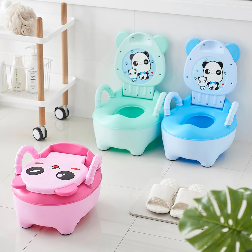 Children's Pot Soft Baby Potty Plastic Road Pot Infant Potty Training Cute Baby Toilet Safe Kids Potty Trainer Seat Chair