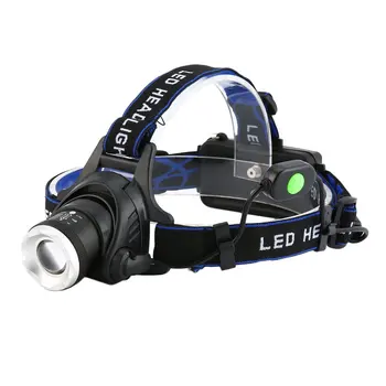 

Aluminum 2000 Lumens XM-L T6 LED Beads 18650 Zoomable Zoom Out Headlamp Headlight Night Torch for Camping