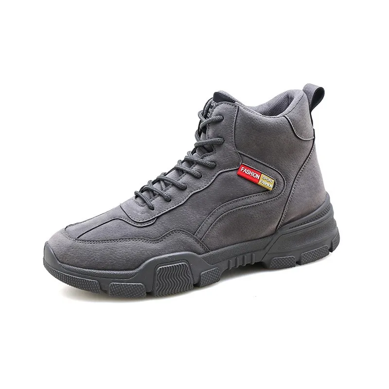 Men's Shoes New Fashion Casual Sports Help Plus Velvet Retro Martin Boots Winter Men Sneakers | Обувь