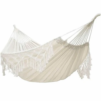 

Hammock Tassel 2 People Double Luxury Hammock Swing Net Chair Indoor Hammock Hammock Swing
