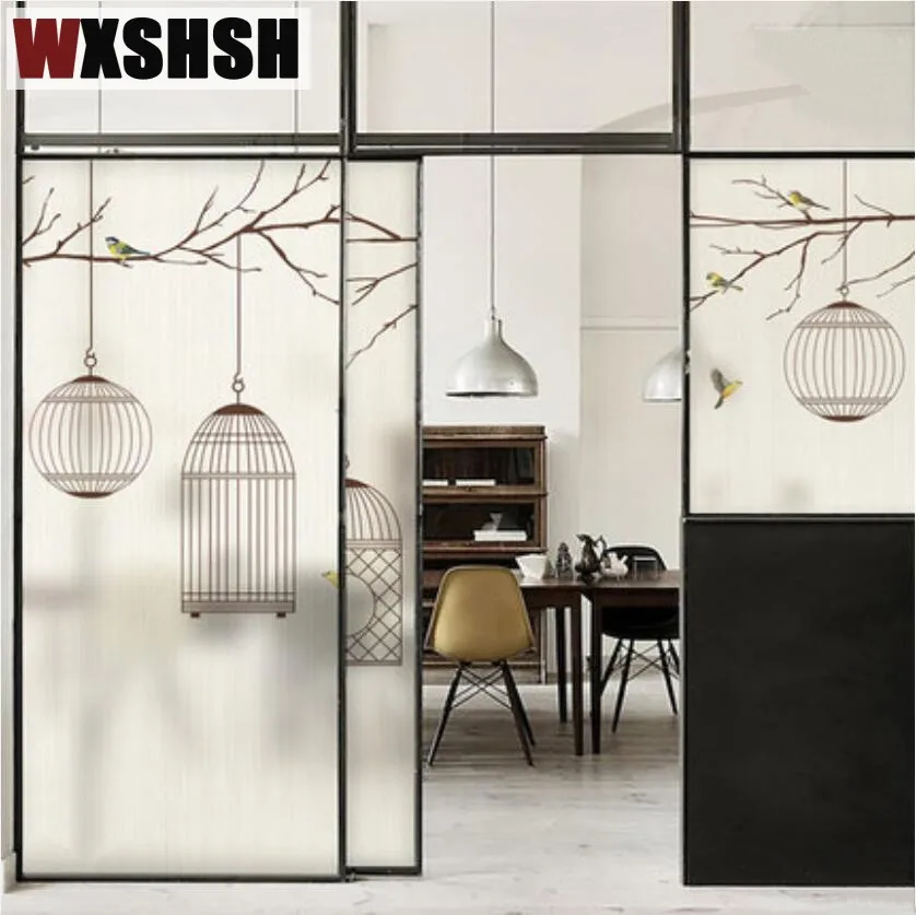 Электростатическая стеклянная пленка Индивидуальный размер УФ узор в китайском