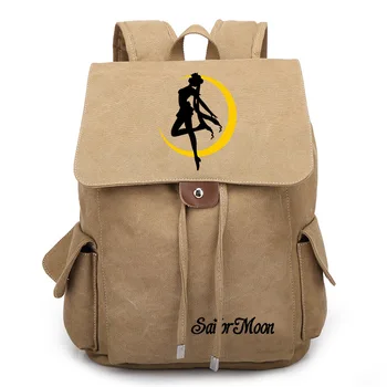 

Anime Sailor Moon Canvas Student School Shoulder Bag Cosplay Backpack Teenager Travel Rucksack Gift