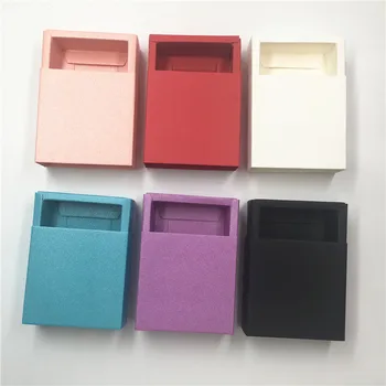 

12pcs/Lot DIY Macaron Color Cardboard Kraft Paper Drawer Boxes For Small Gift Packaging Container Storage Push Pull Drawer Boxes