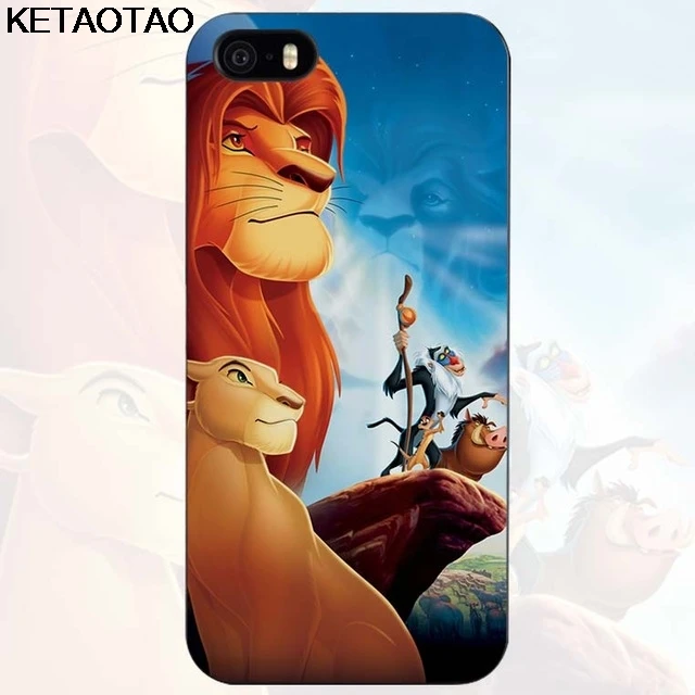 Цвет: желтый Чехлы для телефонов KETAOTAO hakuna matata Король Лев для iPhone 4S 5C SE 5S 6 6S 7 8 Plus X силиконовые прозрачные мягкие чехлы из ТПУ - Цвет: Цвет: желтый