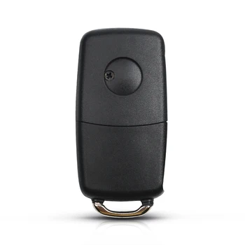 Chiave telecomando per VW Volkswagen PASSAT Polo Skoda Seat 434Mhz con ID48 - KEYYOU 3 pulsanti Flip pieghevole Smart Remote Car Key Fob per VW Volkswagen PASSAT Polo