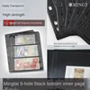 810472 Mingtai standard nine-hole loose-leaf inner page (black bottom 3 lines/banknote stamp inner page) ► Photo 3/5