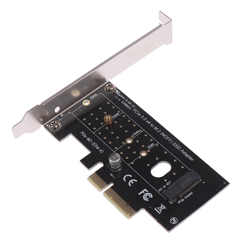 PCI-E 3.0 X4 To M.2 NVMe SSD NGFF Pcie M2 Riser Card Adapter Ssd Conversion Computer Parts Components