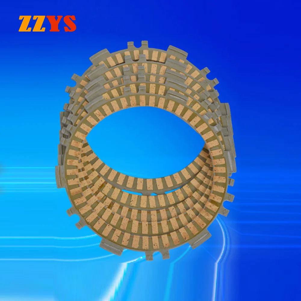 

5pcs Motorcycle Paper Based Clutch Friction Plate Kit for Yamaha XP500 XP 500 T-MAX TMAX 500 TMAX500 T-MAX500 500cc