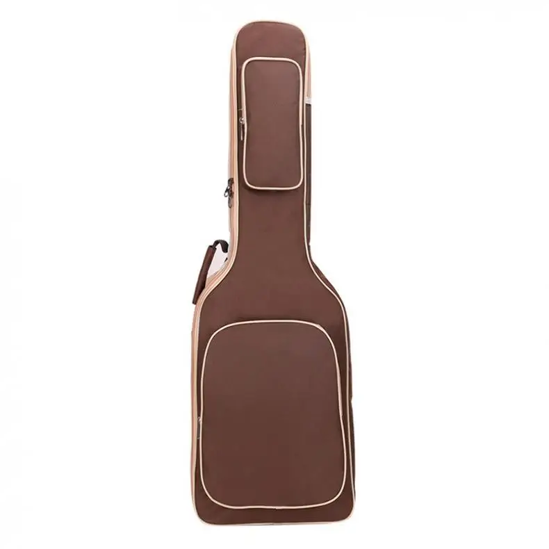 101x33x6 см Оксфорд ткань чехол для электрогитары кофе Gig Bag двойные ремни Pad 8 мм хлопок утолщение мягкий чехол водонепроницаемый