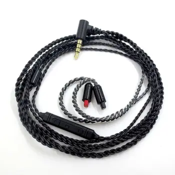

Headphone Cable MMCX with Mic for SHURE SE215 A2DC LS50 IM50 IM70 IE80 0.78 2Pin