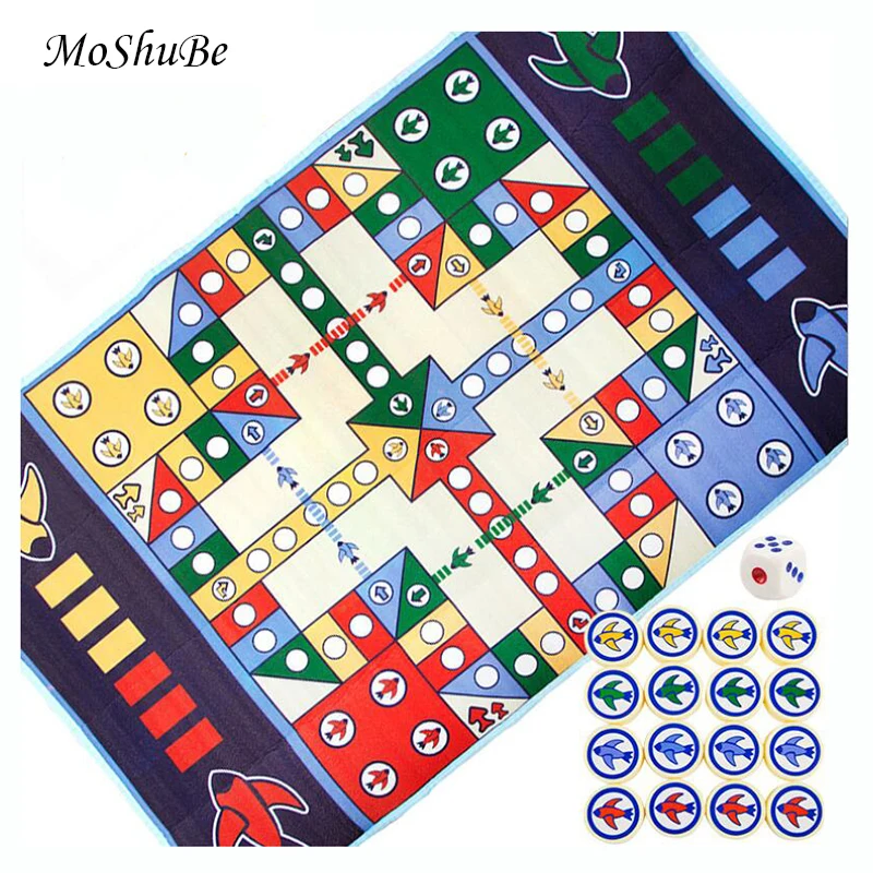 Baby Game Mat Flying Chess Play Mat Carpet Kids Crawling Rug Gym Pad Desktop Parent-Child Interactive Toys for Children
