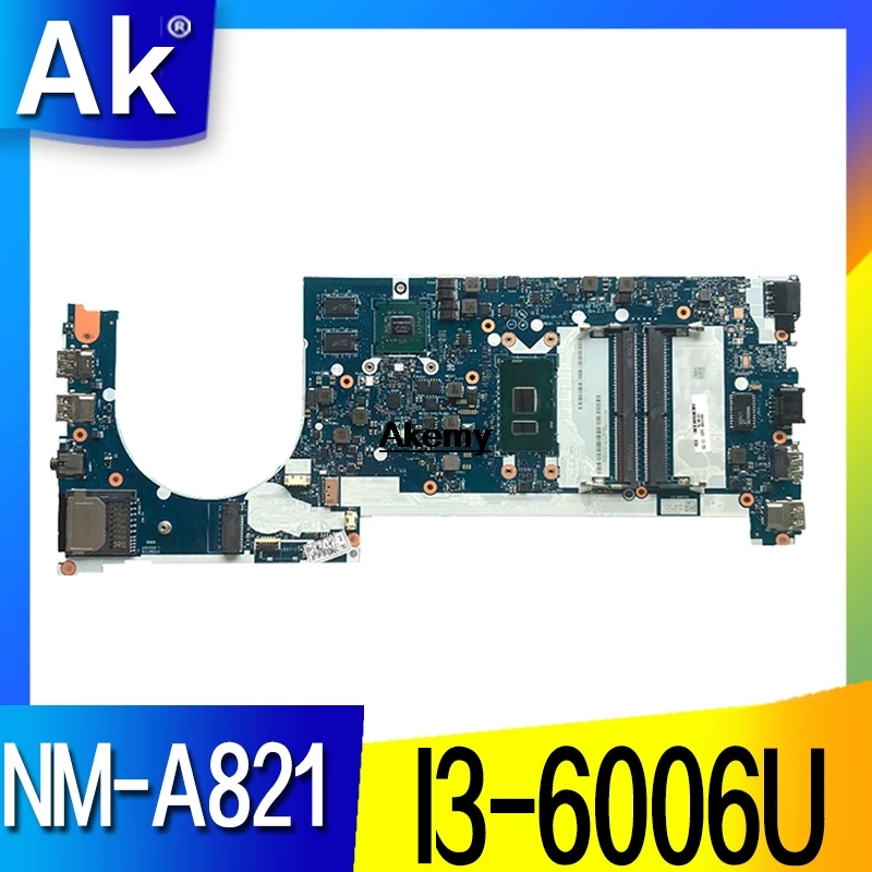 NM A821 материнская плата для lenovo E470 CE470 E470C Материнская ноутбука I3 6006U DDR4 GT920M Тесты