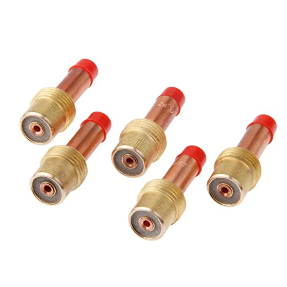 45V24 45V25 45V26 45V27 45V28 Gas Lens Collet Body for WP-17/18/26 TIG Welding Torch, 3/32