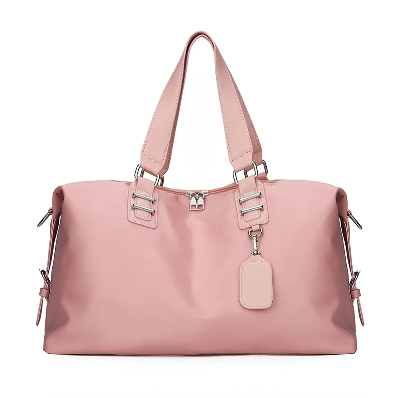 Роскошные сумки женские дизайнерские модные спортивные сумки на плечо дорожные сумки Простые Женские сумки через плечо с цепочками для женщин - Цвет: Розовый