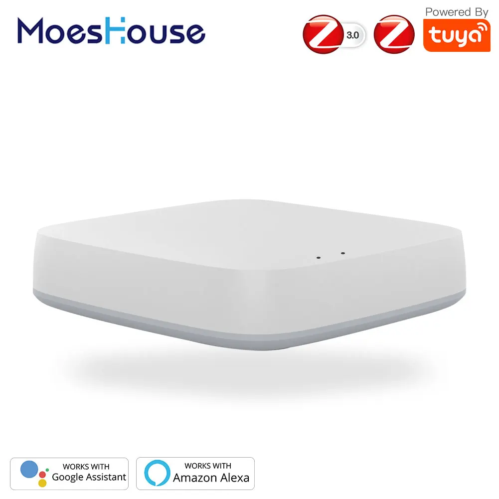 Tuya ZigBee Smart Gateway Hub Smart Home Bridge Smart Life APP Wireless Remote Controller Works with Alexa Google Home