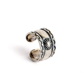 

New Hot 1 Pc No Pierced Ear Clip 925 Sterling Silver Earcuffs Clip Earrings Nose Hoop Hip-hop Ear Cuff Jewelry Gifts Drop Ship