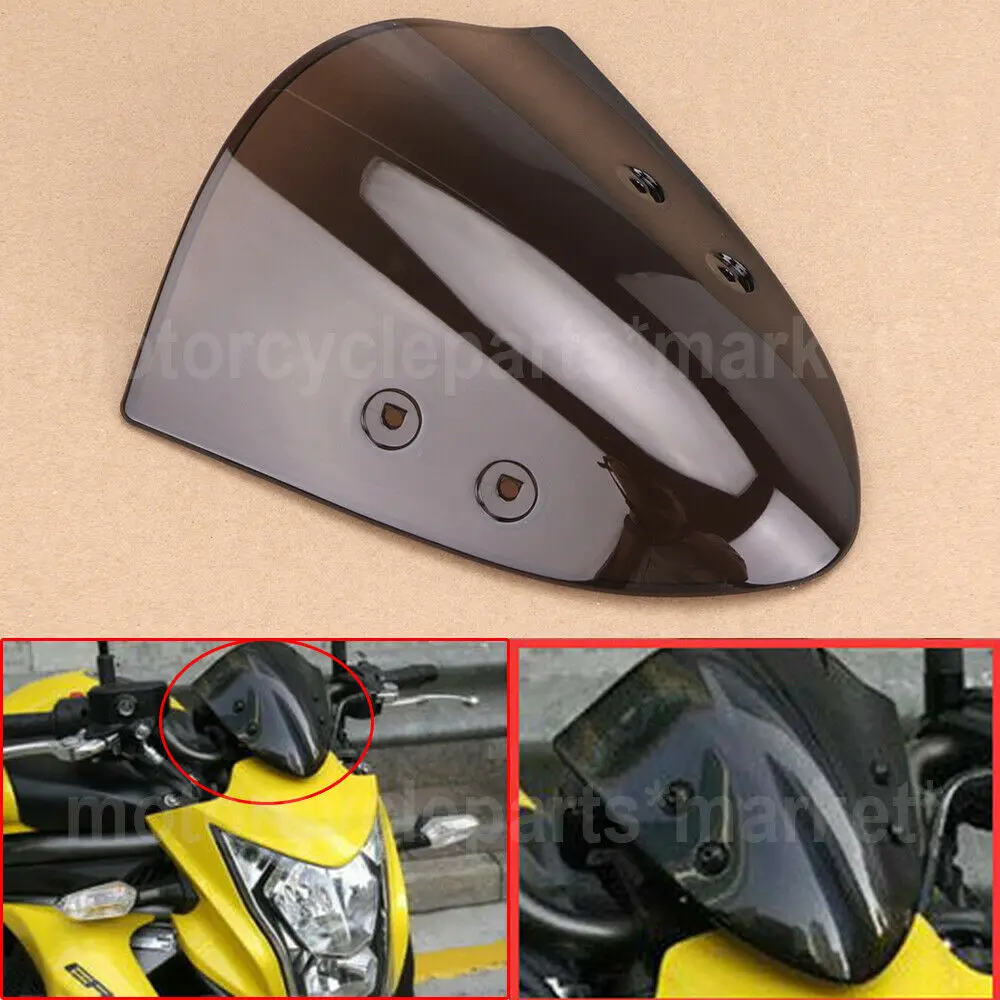 Для Kawasaki ER-6N 12-14 ER6N 2012 2013 Воздушный поток ветер Flyscreen дефлектор защита мотоцикла лобовое стекло гоночный