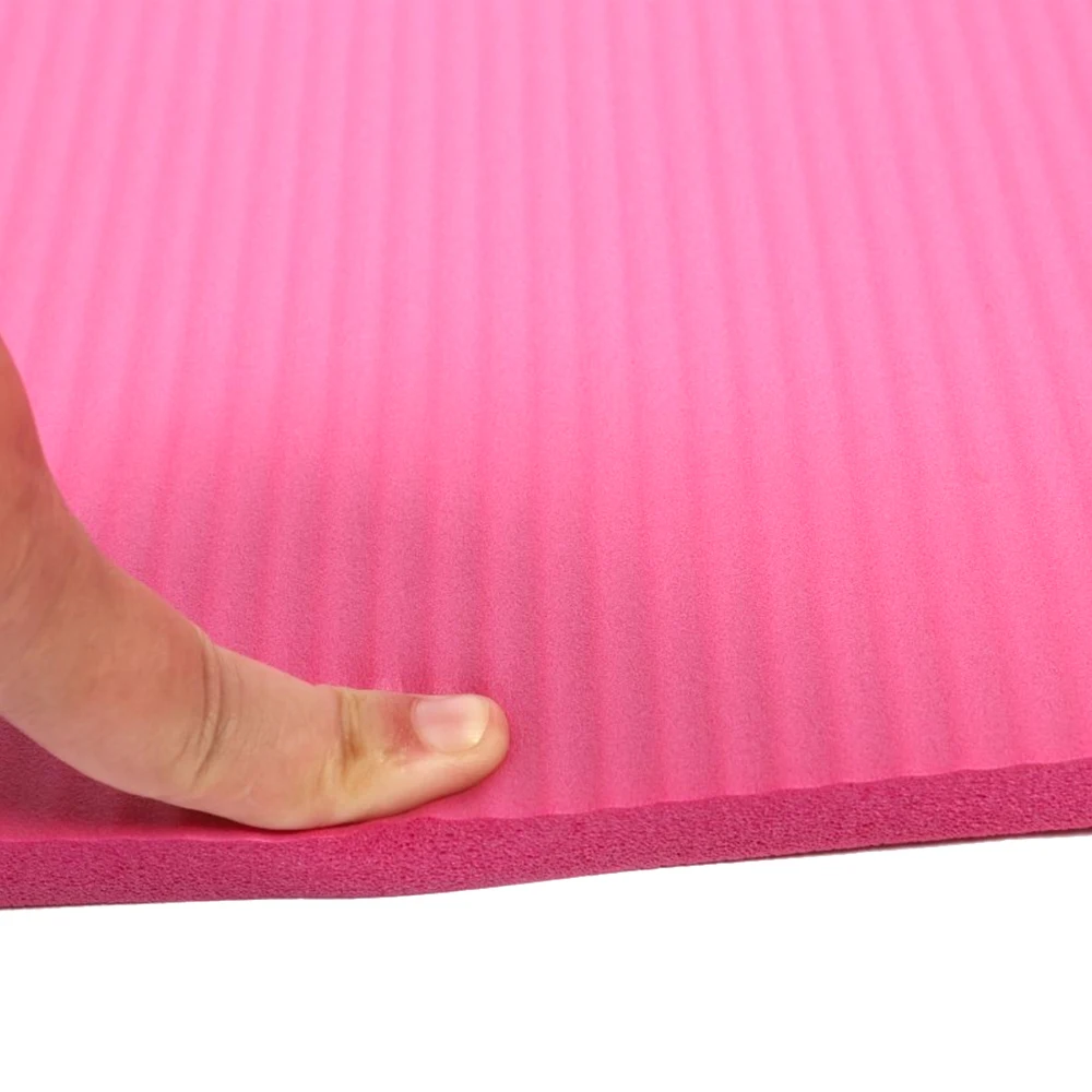 Нескользящий коврик для йоги с позиционной линией, нескользящий коврик для начинающих, экологичные коврики для фитнеса и гимнастики, 72x24IN