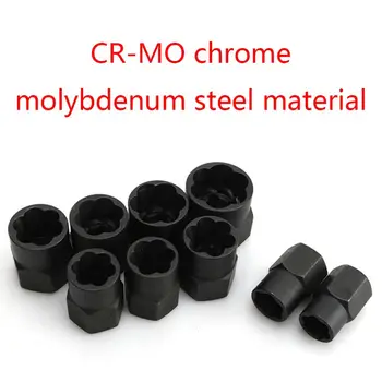 

10pcs/set Damaged Screw Nut Puller Remover Set 9-19mm Broken Screws Removal Kit