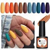 UR sucre 7.5ML bleu foncé mat couche de finition couleur UV vernis à ongles Semi Permanent tremper hors UV LED Gel Gel à ongles ongles Art bricolage conception ► Photo 3/6