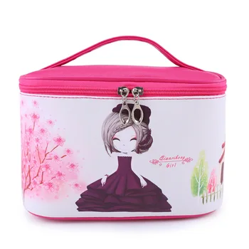

Women's Large Capacity Portable Travel Cosmetics Box Hand Washed Storgage Bag