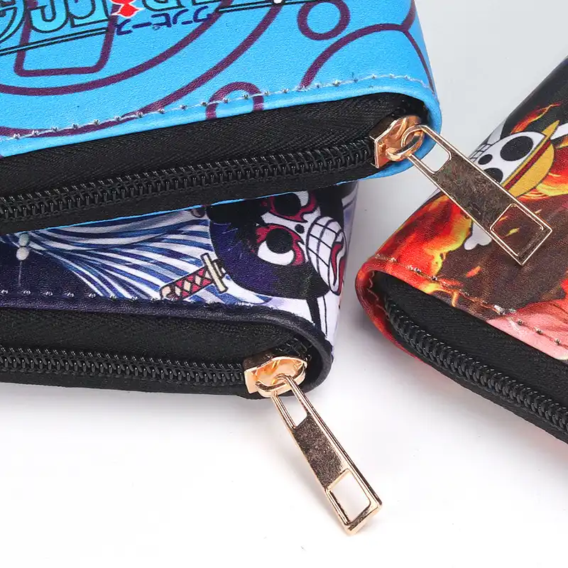 ワンピースアニメプリントpuレザー長財布学生クリエイティブ漫画ファスナー小銭財布ルフィチョッパーカードホルダークラッチギフト 財布 Aliexpress