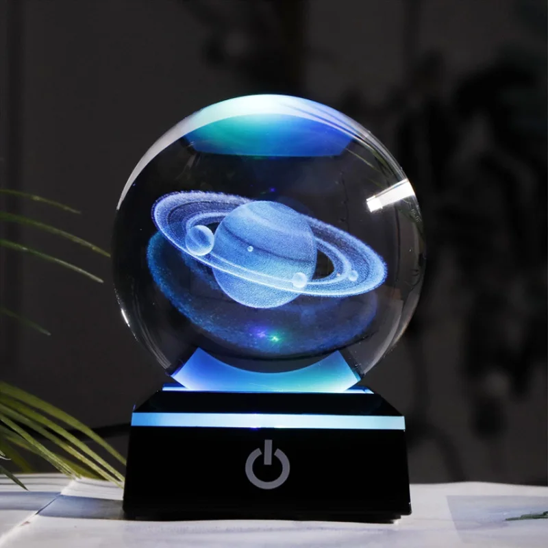 水晶玉で刻まれた3Dクリスタルボール,妖精のデザイン,ギフト