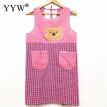 

Home Kitchen Cooking Apron Prons For Woman Cooking Apron Bib Pocket Cotton Apron Dress Washable Delantal Avent Fartuch Kuchenny