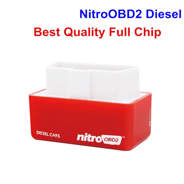 10 шт. OBD2 Nitro obd2 для бензинового чипа тюнинг коробка штекер и привод 15% полные чипы