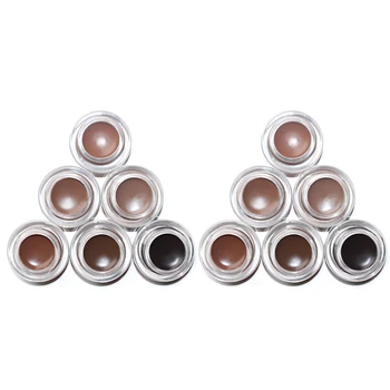 

2Pcs Imagic Professional Eyebrow Gel High Brow Tint Makeup Eyebrow Brown Eyebrow Gel with Brow Brush Tools 05 & 03