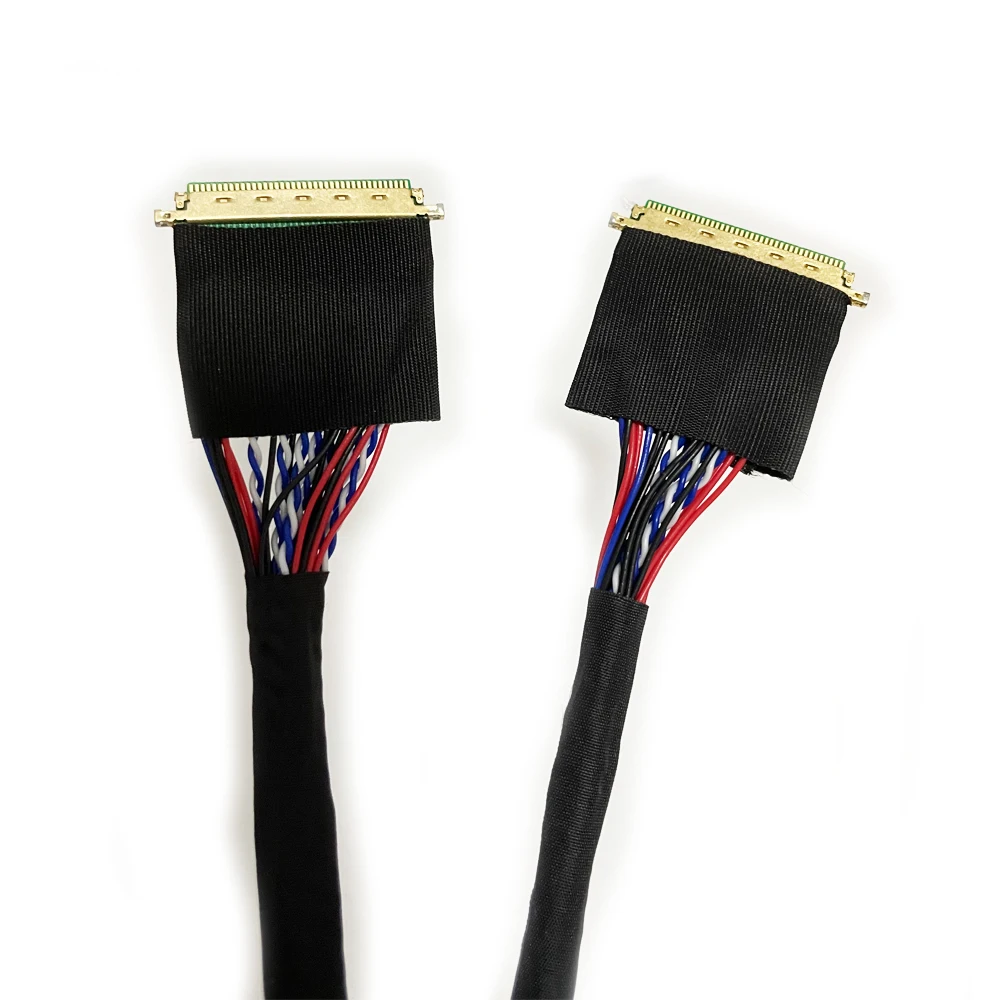 LVDS cable kit 15pcs for 10-65inch screen 20pin 30pin 40pin 51pin 6bit 8bit Commonly used screen cable for TV repair modification