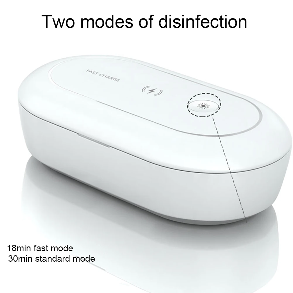 10 Вт Беспроводное зарядное устройство многофункциональная УФ-коробка