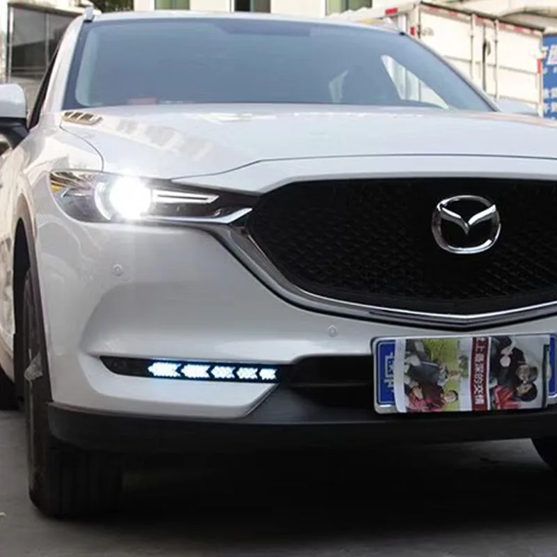 

Suitable for Second Generation Mazda CX-5 Daytime Running Lamp 17-CX5 Daytime Running Light LED Front Fog Lamp Modified Three