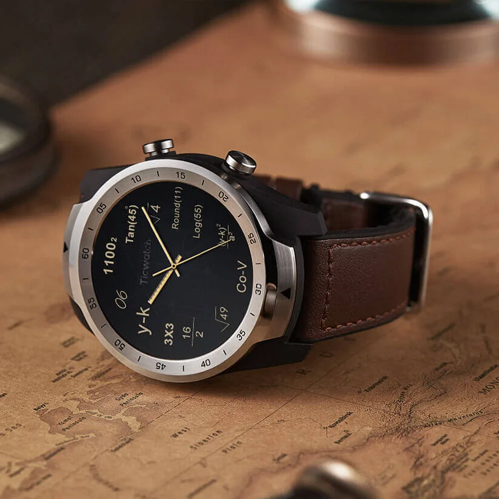 Смарт-часы Xiaomi Ticwatch Pro, Bluetooth, IP68, водонепроницаемые, с поддержкой NFC Pay men ts/Google Assistant от Google, 415 мАч, мужские умные часы