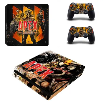 

APEX Legends Style Skin Sticker for PS4 Slim Console & Controllers Decal Vinyl Skins Cover Game Accessories YSP4S-3418