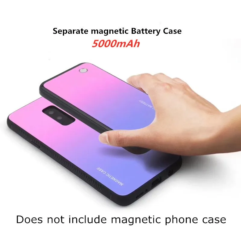 Беспроводной магнитный чехол для зарядки аккумулятора Samsung Galaxy S9/S9 Plus Note 8/Note 9
