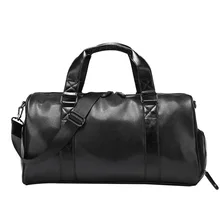 JIULIN Мужская черная сумка дорожная сумка водонепроницаемая кожаная большая емкость дорожная Сумка многофункциональная сумка-тоут Повседневная сумка через плечо