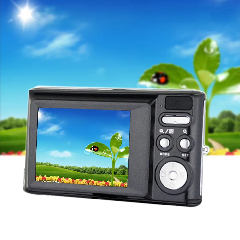 

C4 Ultra Thin Mini Travel Zoom Portable COMS Sensor Digital Camera Face Detection LCD Display Clear Anti Shake HD Birthday Gift