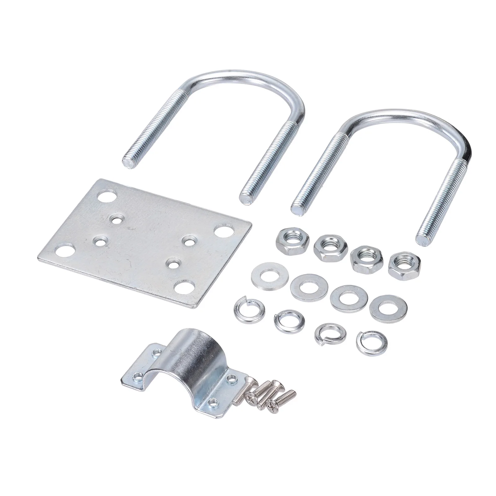 Superbat U Bolts Clamp Holding Pole Fixation Brackets for Outdoor Lora Fiberglass Antenna