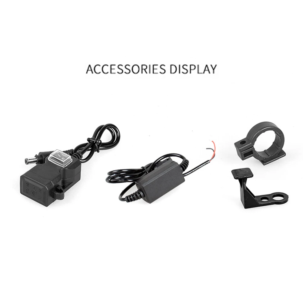 Прочный мотоцикл двойной USB зарядное устройство маленькая Талия автомобиль скутер автомобиль мобильный телефон зарядное устройство практичный мотоцикл мобильный телефон зарядное устройство
