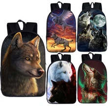 Крутой Инь Ян волк рюкзак мужской хип-хоп рюкзак женские детские школьные сумки для подростков мальчиков девочек Книга Сумка мужская дорожная сумка