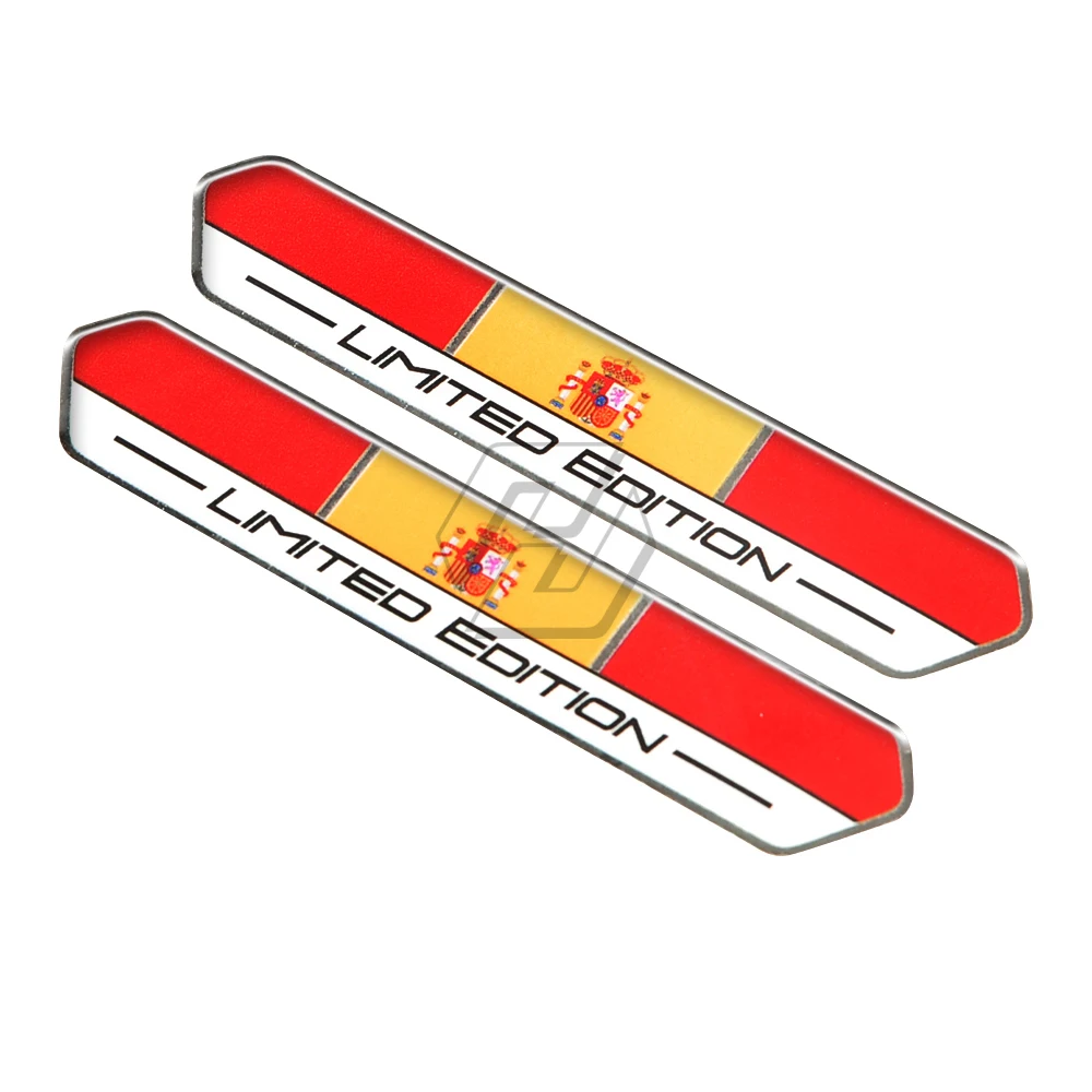 Brazil Flag Limited Edition Sticker Universal for Car Motorbike Tank Pad Decal Italy Russia Spain France Flag Stickers