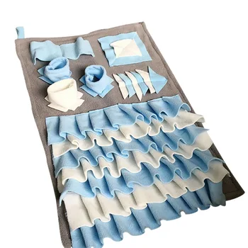 

8 Types Dog Square Sniffing Training Mat Dog Toys Washable Puzzle Training Blanket Pet Multicolor Nasal Congestion Training Mat