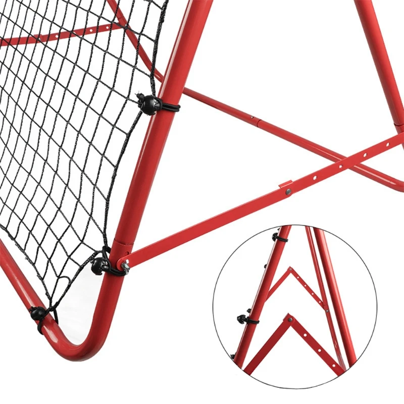 Football Practice Mesh Portable Indoor Outdoor Sports Tranning Equipment Soccer Ball Goal Training Iron Rebound Net basketball net