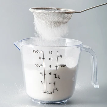 

150/300ml Food Grade Material Measuring Cup With Scale and Handle Water Milk Egg Yolk Measuring Cup Kitchen Measurement Tool