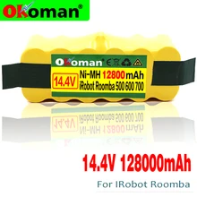 Высокая Ёмкость 12000 мА/ч, 14,4 V Батарея для iRobot Roomba пылесос 500 530 540 550 620 600 650 700 780 790 870