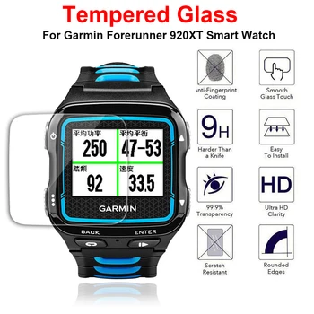 

Tempered Glass Clear Protective Film Guard For Garmin Forerunner 920 XT 920XT Smart Watch Toughened Full Screen Protector Cover