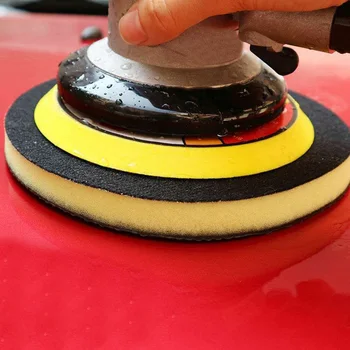 

2pcs Polishing Disc 150mm / 6 Inch Sponge Cleaning Efficient Automotive